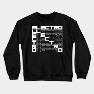 ELECTRO bold text design Crewneck Sweatshirt